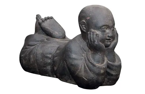Product image of the product “Lying monk, in the sizes from 25cm to 80cm, Antique finish ”